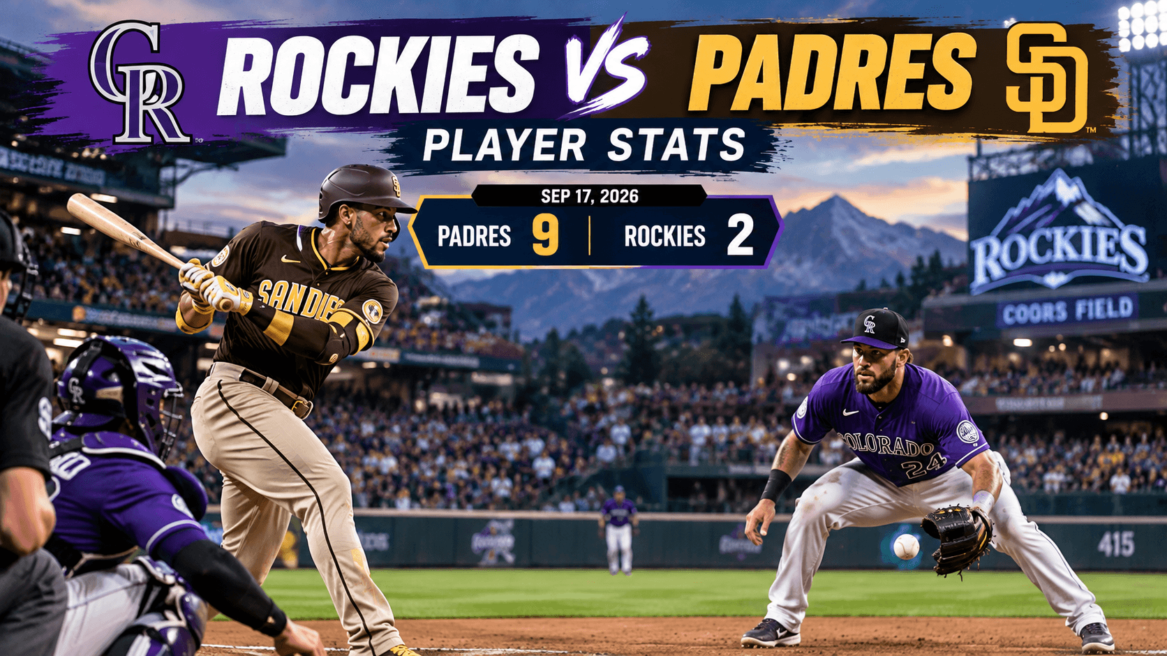 Rockies vs Padres Player Stats Showdown