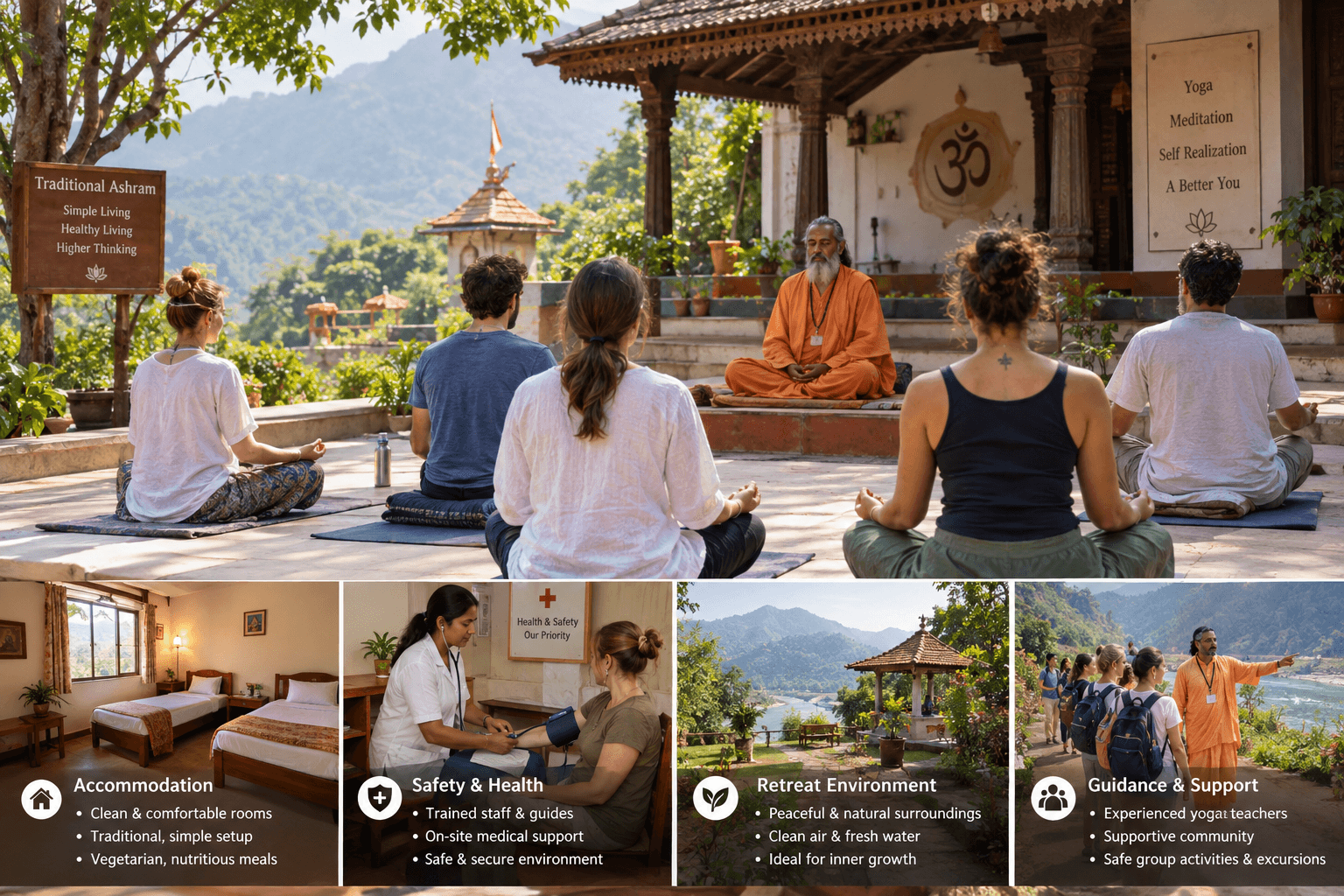 Traditional Ashram Yoga Retreat